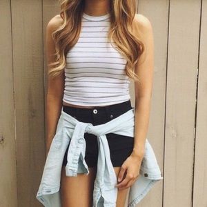 brandy melville striped tank